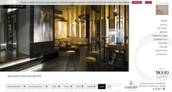 Desktop Screenshot of palazzonavonahotel.com